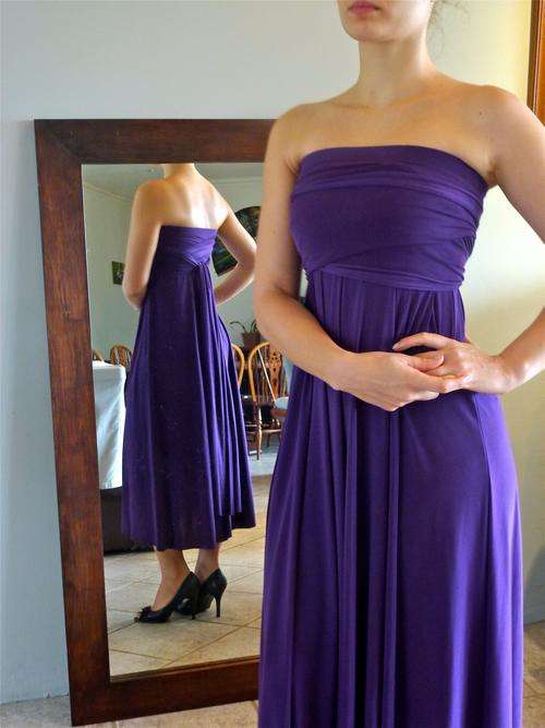 Ladies  Infinity,Twist,Convertible Wrap Dress. LONG.Can be wraped in more than 10 different styles!!
