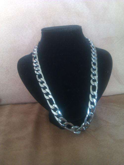 HEAVY FIGARO CHROME CHAIN