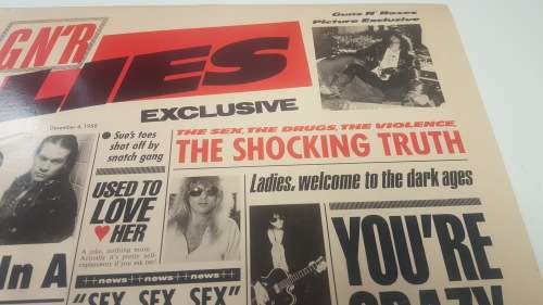 Guns N' Roses - G N' R Lies - 1988 US Press LP Vinyl Record - Vg++ VG++ - Possibly US 1st Press