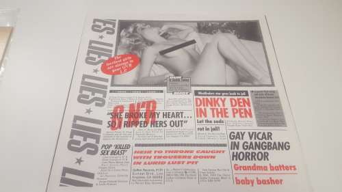 Guns N' Roses - G N' R Lies - 1988 US Press LP Vinyl Record - Vg++ VG++ - Possibly US 1st Press