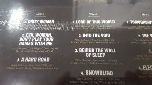 Black Sabbath - The Ultimate Collection - 4 x Record Box Set - Mint Sealed Vinyl