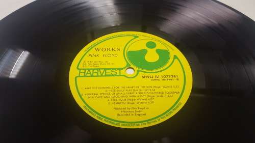 Pink Floyd - Works - Vinyl Lp Record - South Africa 1973 EMI SHVLJ(L)1077381 - VG+ VG++