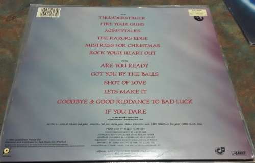 ACDC - The Razors Edge - Vg+ Vg+ SA 1990 - ATC 9898