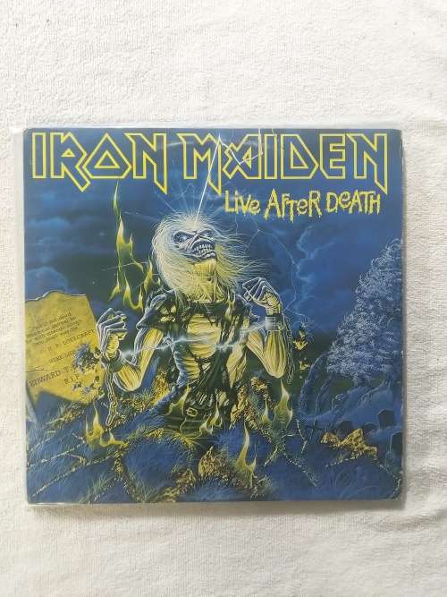 Iron Maiden - Live After Death - SA - 1985 - Sleeve VG+ LP VG+