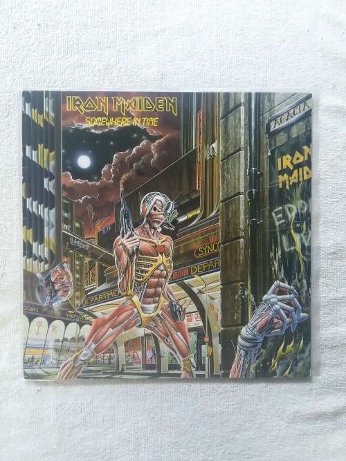 Iron Maiden - Somewhere In Time - Holland - 1986 - Sleeve VG+ LP VG