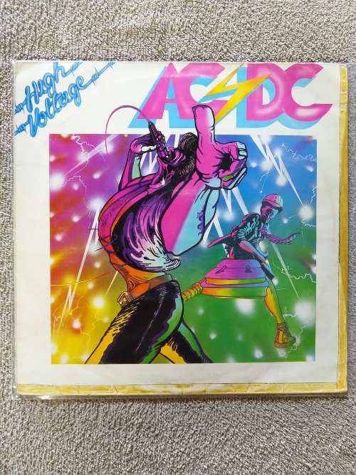 AC/DC - High Voltage - UK - 1976 - Sleeve VG LP VG - Hard to Find