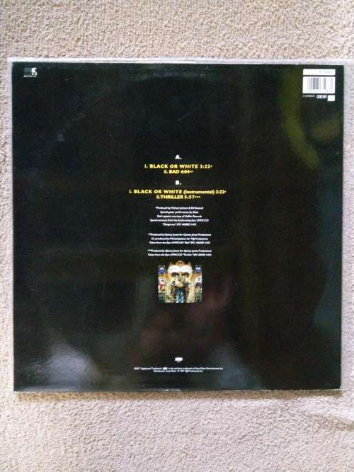Michael Jackson - Black or White - Holland - 1991 - Sleeve EX  LP EX