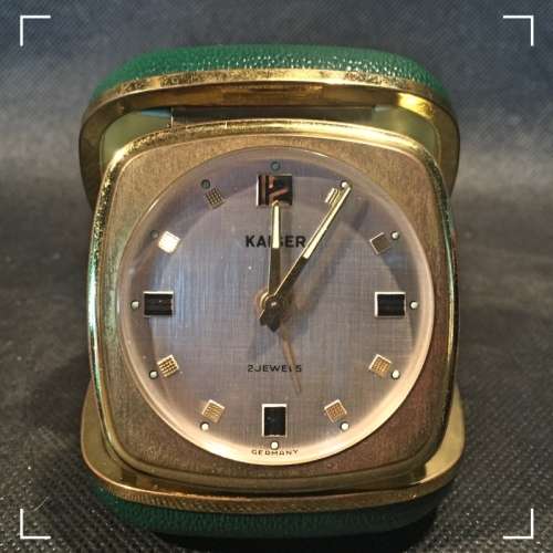 Vintage German Kaiser 2 Jewels Alarm Clock (Working)