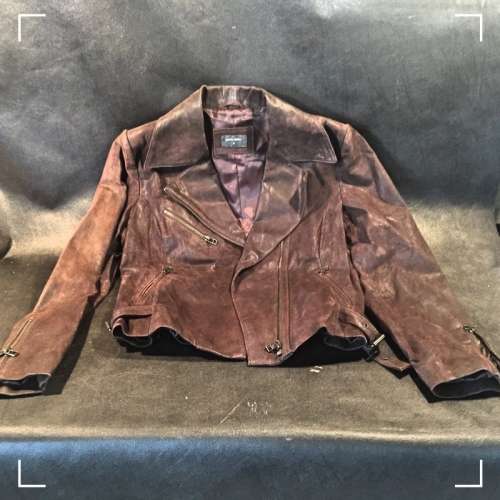 Tailored Genuine Leather Ladies Jacket (Size 12)