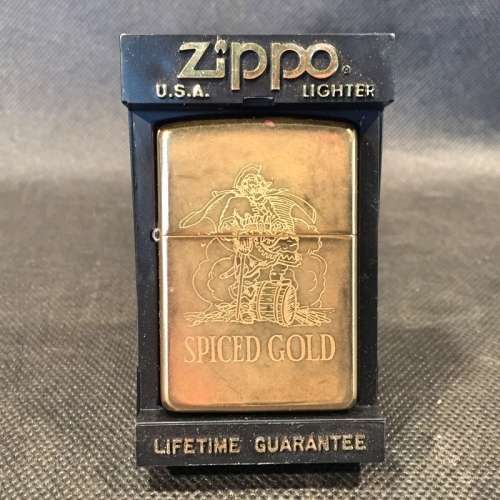 Original Zippo (Spiced Gold, Solid Brass, Original Case)