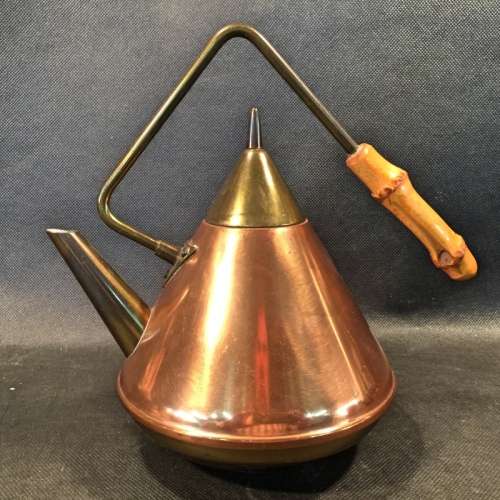 Vintage Copper and Brass Dutch Tea Pot