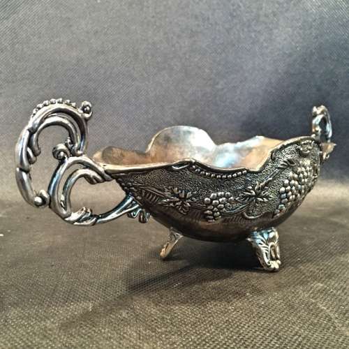 Ornate Italian Silver-plated Sauce Bowl