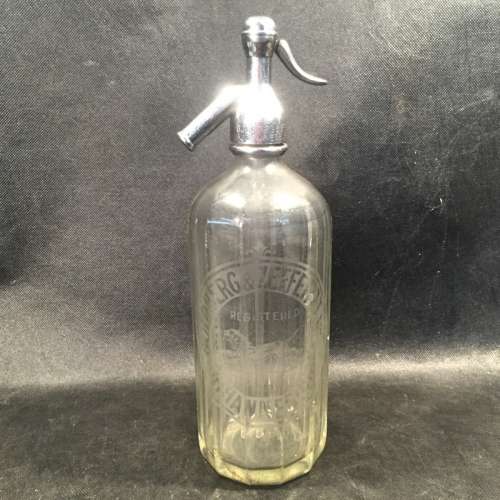 Antique Goldberg & Zeffer Johannesburg Soda Siphon
