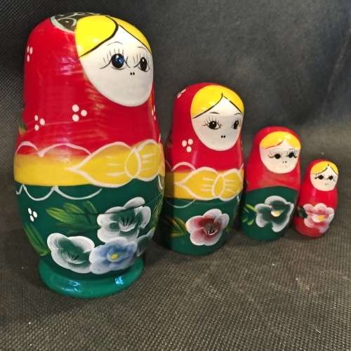 Collectible 4 Level Russian Nesting Doll