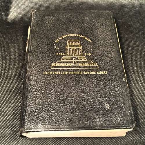 SUPER RARE Voortrekker Monument Bible (Die Bybel: Die Erfenis van ons Vaders 16 Dec 1949)