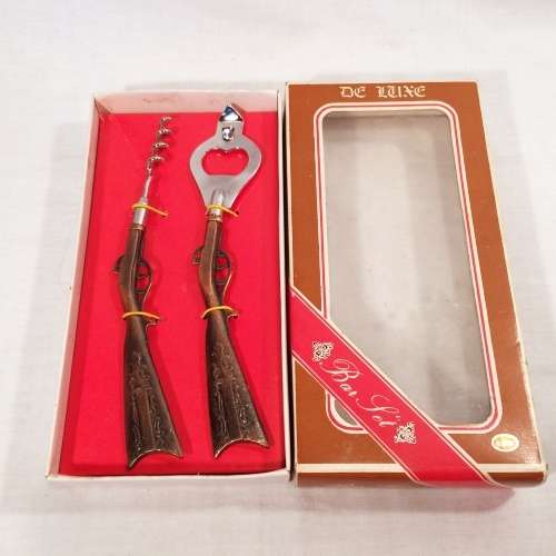 Vintage Rifle Inspired Bottle Opener Set (Boxed)