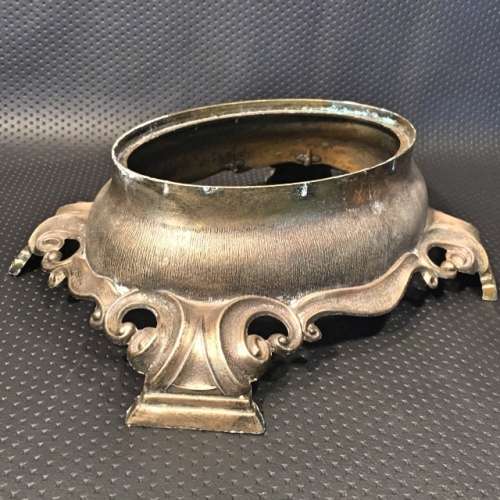 Highly Decorative Solid Brass Oval Base