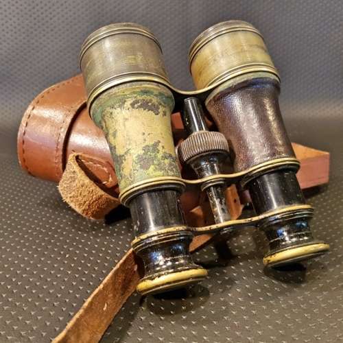 RARE!!! Antique LeMaire Paris, Brass Yachting Binoculars