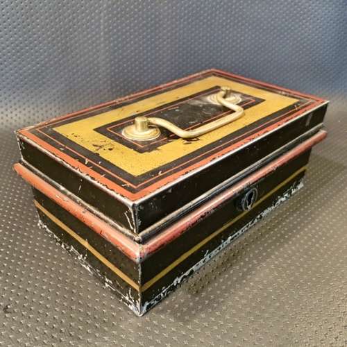 RARE!!! Metal Money Box with Original Insert!!!
