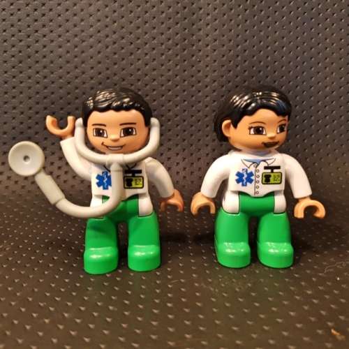 Lego Duplo Doctor and Nurse Figurines