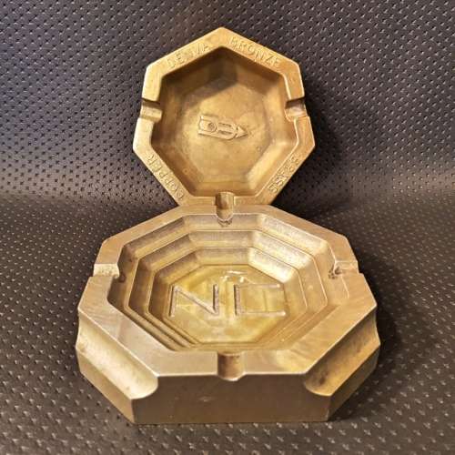 RARE Vintage Brass Promotional Ashtrays!!!