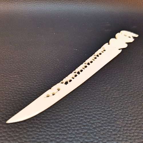 Detailed Bone Carved Letter Opener