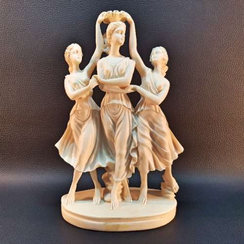 Detailed Cast Acrylic Trio Statue Figure