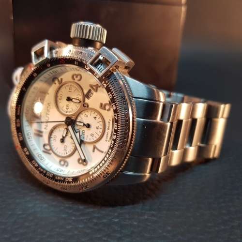 Nautica BFC Chronograph A40006 Watch (Original Box and Strap - Good Condition)