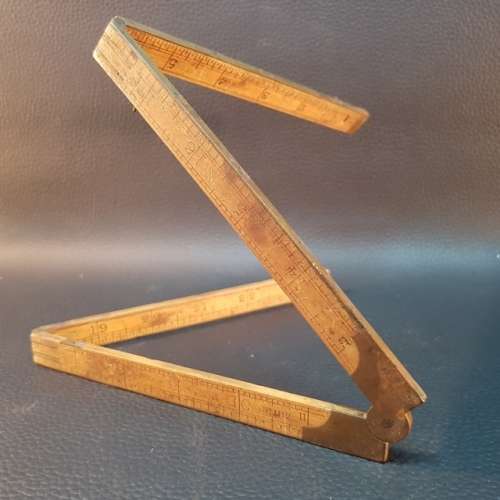 Rare Vintage RABONE Two Foot Swivel Ruler!!!