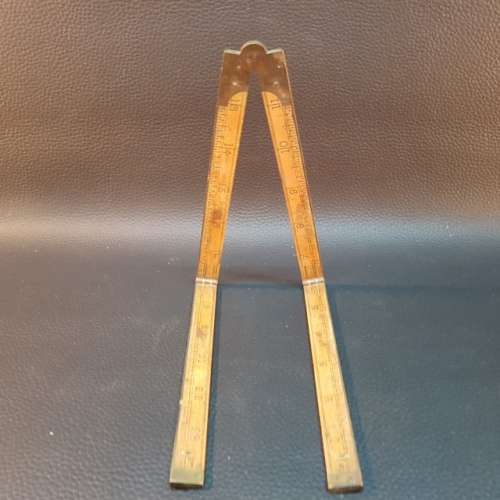 Rare Vintage RABONE Two Foot Swivel Ruler!!!