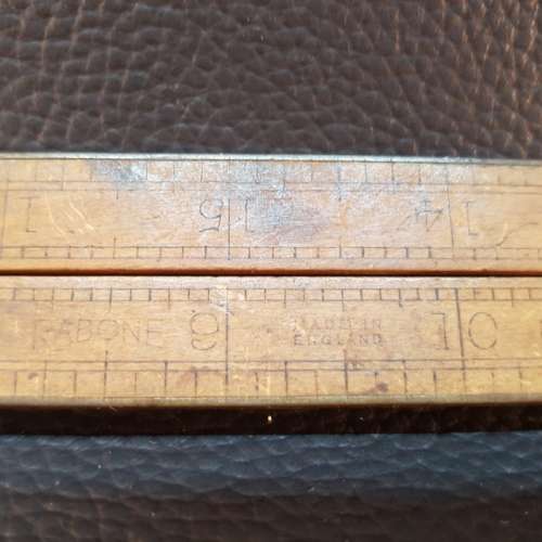 Rare Vintage RABONE Two Foot Swivel Ruler!!!