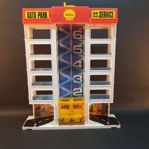 Vintage Hard Plastic Parking Station (Working)!!!