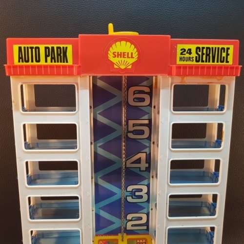 Vintage Hard Plastic Parking Station (Working)!!!