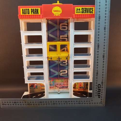 Vintage Hard Plastic Parking Station (Working)!!!