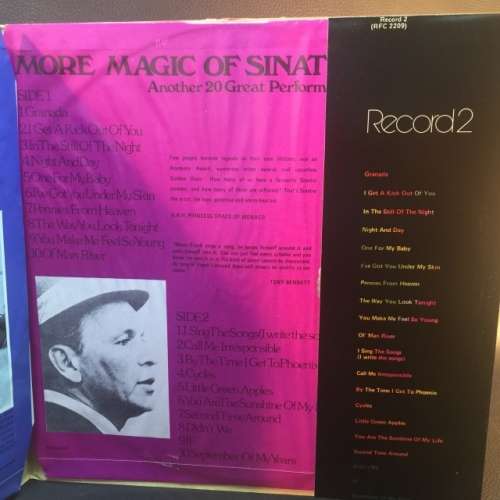 Original Limited Edition SINATRA Magic!!!