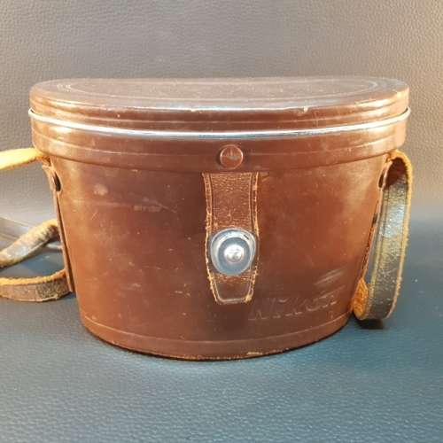 Vintage Nikon Binocular Case with Leather Strap!!!