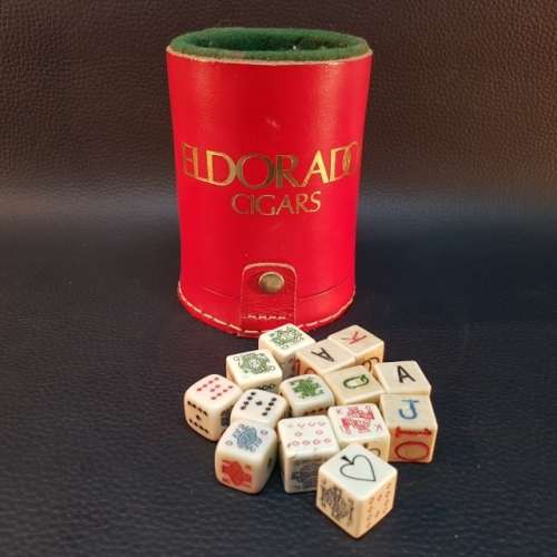 Vintage Eldorado Cigar Holder with Original Dice!!!