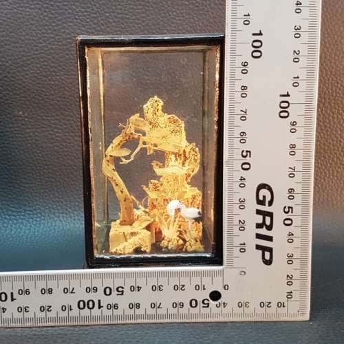 Highly Collectible Oriental Miniature Cork Scene!!!