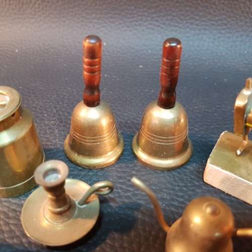 Collection of Handcrafted Copper and Brass Detail Miniatures