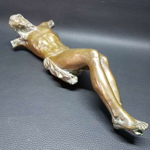 Antique Bronze Jesus Figure