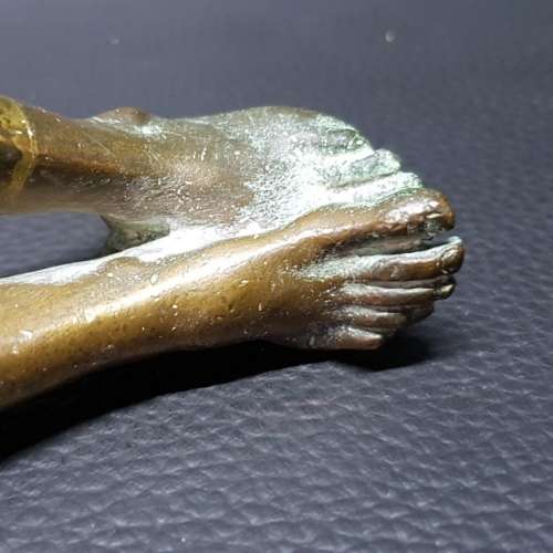 Antique Bronze Jesus Figure