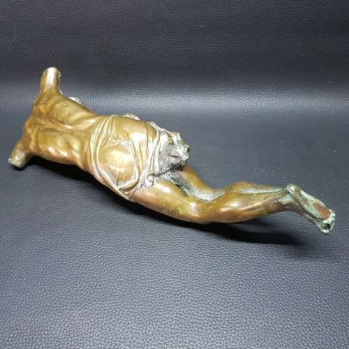 Antique Bronze Jesus Figure