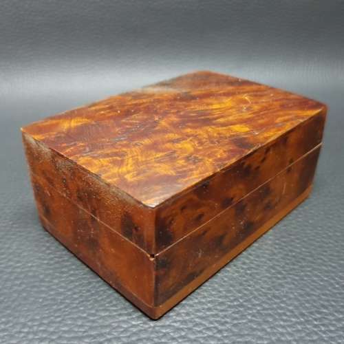 Rare Small Pearwood Trinket Box