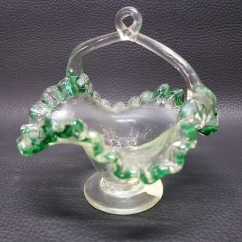 Vintage Decorative Murano Basket