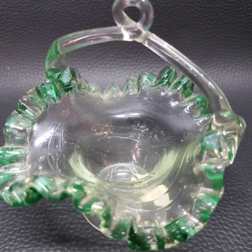 Vintage Decorative Murano Basket