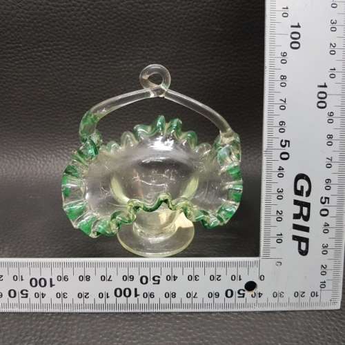 Vintage Decorative Murano Basket