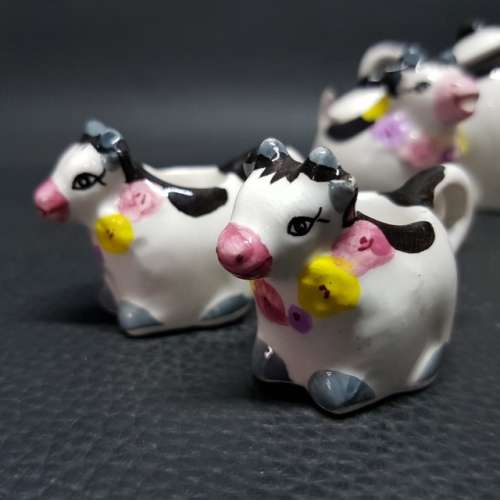 Miniature Porcelain Cow Themed Tea Set!!!