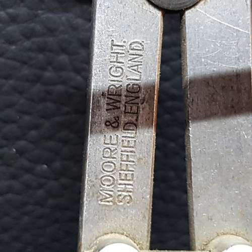 Original Vintage Moore & Wright Engineer Caliper Tool Collection