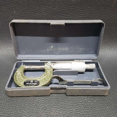 Mitutoyo 103-177 Outside Mechanical Micrometer with Ratchet Stop