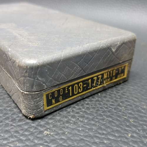 Mitutoyo 103-177 Outside Mechanical Micrometer with Ratchet Stop